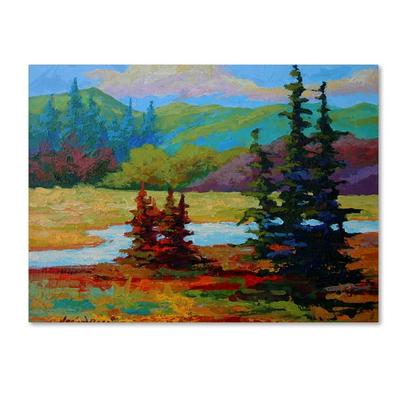 Trademark Fine Art 'Ak Landscape' Canvas Art by Marion Rose
