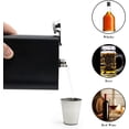 thumbnail image 2 of FLONOZZ 8oz Hip Flask Set Stainless Steel Whisky Hip Flask Gift Box with 1 Funnel and 2 Cups, 2 of 7