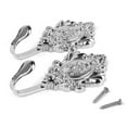 thumbnail image 3 of Eease Vintage Curtain Holdbacks 2pcs Retro Tieback Hooks for Clothes Drape HAT, 3 of 6
