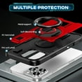 thumbnail image 4 of "Texture en Fibre Support Rotatif 360° Antichoc Protecteur pour Votre Appareil!" Rouge, 4 of 4