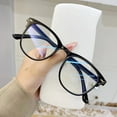 thumbnail image 4 of Blue Light Blocking Glasses Unisex Clear View Strong Hinge Smooth Transparent with Brim Eye Protection Clear Bluelight Glasses Spectacles, 4 of 8
