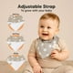 thumbnail image 3 of Baberos con forma de pañuelo para bebés KeaBabies Organic, paquete de 8 unidades, Grayscape, 3 of 9