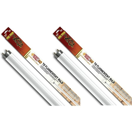 

(2 Pack) Zilla 24-Inch Desert 50 UVB T8 Fluorescent Bulb 17-Watt Each
