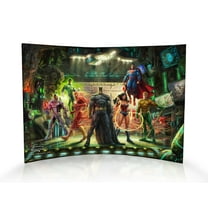 DC Comics (The Justice League) 10 x 7 Curved Acrylic Print Thomas Kinkade Studios Art