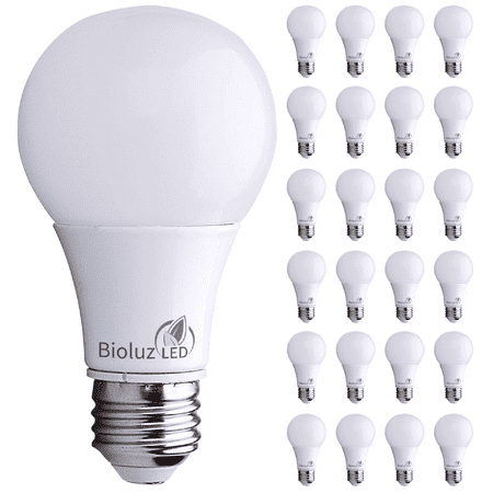 

24 Pack Bioluz LED 60 Watt LED Light Bulbs Non Dimmable