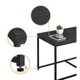 thumbnail image 6 of Lilola Home Murph 3-Piece Rectangular Wood Coffee Table, Black, 6 of 7