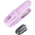 thumbnail image 5 of ABPETE Stapleless Stapler, No Staple Stapler Paper Clinch Compact Staple Free Staplers Binding Hand Tool Up to 8 Sheets Binding(2Pcs Purple), 5 of 10