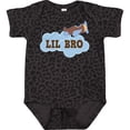 thumbnail image 3 of Inktastic Lil Bro Airplane Boys Pilot Brother Boys Baby Bodysuit, 3 of 5