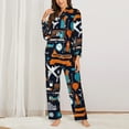 thumbnail image 2 of Sikiie Creative Transport Women's Long-Sleeve Shirt and Full-Length Bottom Pajama Set (s-xxl)-XX-Large, 2 of 7