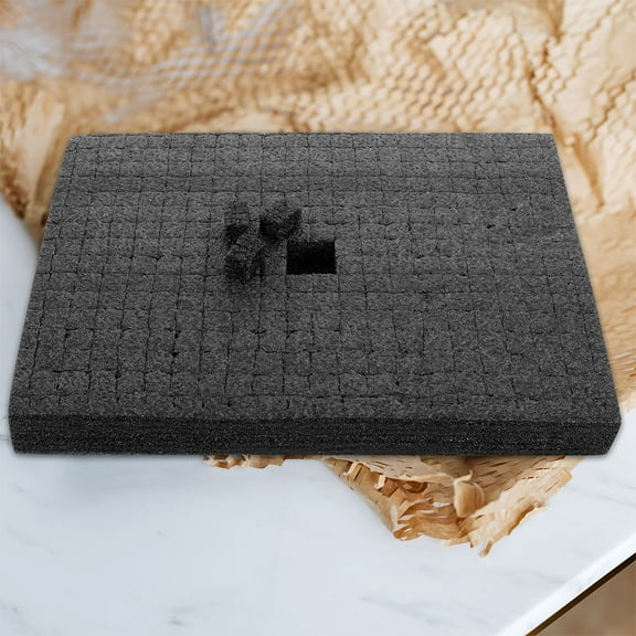 NIAIZEK Black Foam Insert for Tool Boxes and Cases, Foam Padding for Secure Storage and Protective Packaging