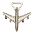 thumbnail image 1 of Airplane Bottle Opener - Aviation Gifts For Pilot -decor - Plane Beer Bottle Opener In Gift Box, 1 of 5