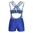 thumbnail image 5 of DPOIS Little Big Girls Mermaid Gymnastics Leotard Shorts Outfit, 5 of 6
