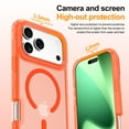 thumbnail image 6 of for iPhone 17 Pro Magnetic Case, Compatible with Mag-Safe, Shockproof Military-Grade Drop Protection, Yellowing Resistant, Magnetic Case with Detachable Side Key for iPhone 17 Pro, Orange, 6 of 6