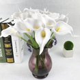 thumbnail image 2 of 10 Uds. Ramos de flores de lirio de PU artificiales de tacto Real, elegantes y realistas, 2 of 5