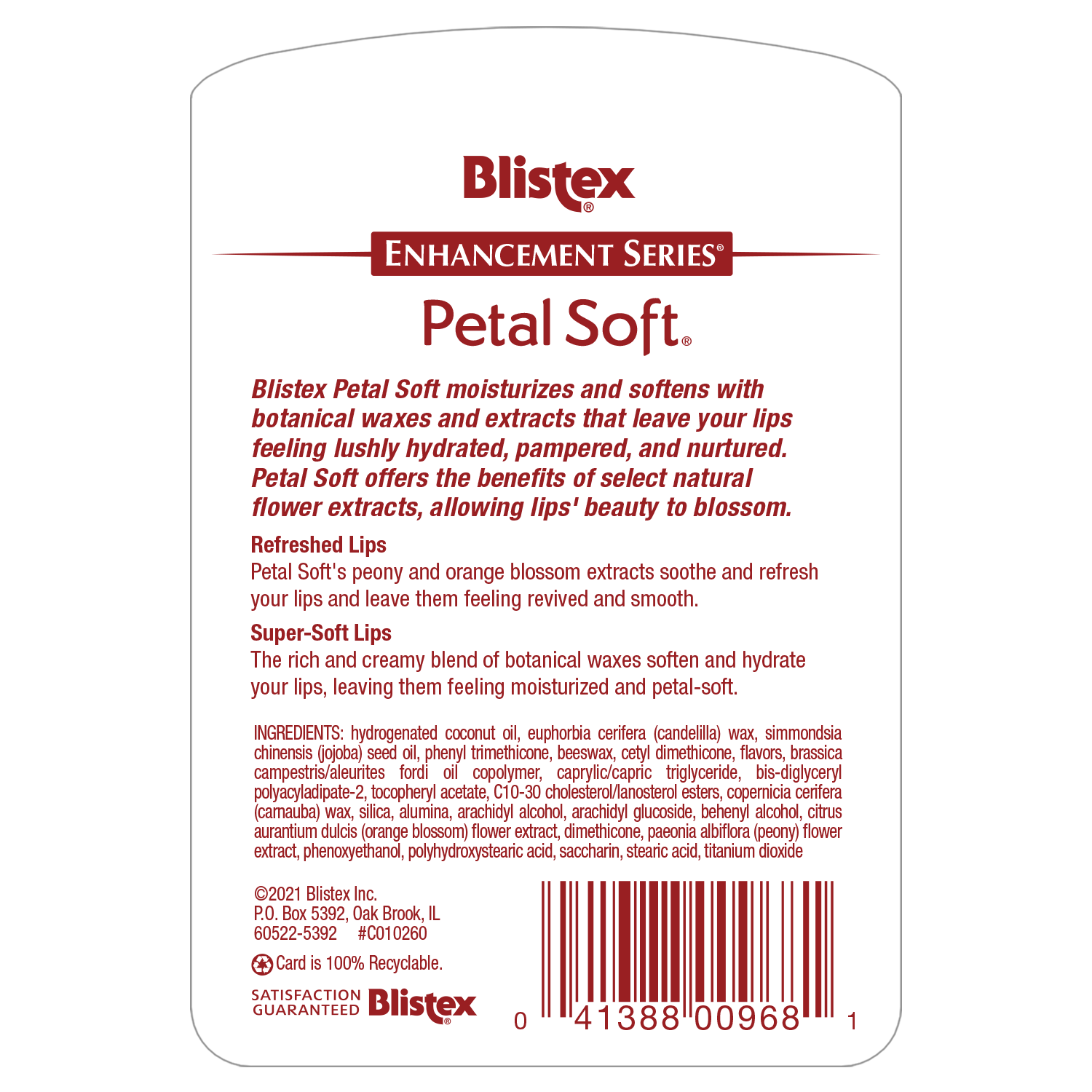 Blistex Petal Soft Lip Balm with Natural Flower Extracts - image 2 of 4