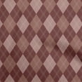 thumbnail image 1 of oneOone Cotton Flex Brown Fabric Check Craft Projects Decor Fabric Printed By The Yard 40 Inch Wide, 1 of 4