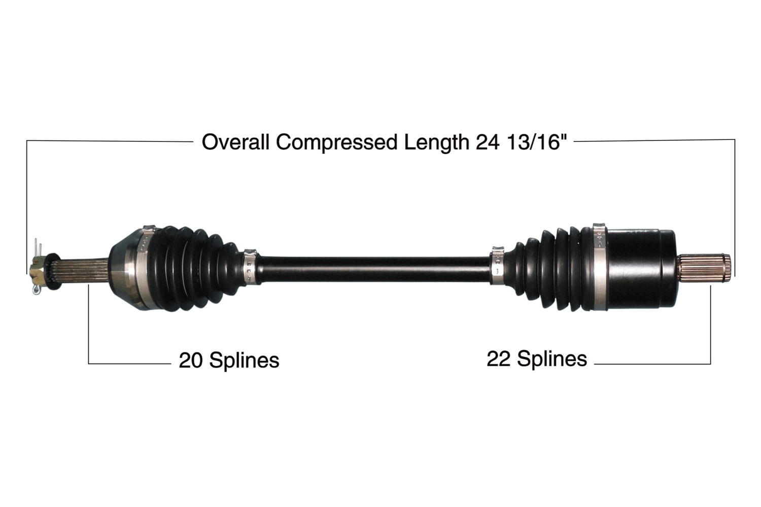 TrakMotive POL-6025HD - Front Heavy Duty CV Axle