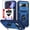 Blue, variant on HCTian for Google Pixel 9 Pro XL Case with Tempered Glass Screen Protector,9Pro XL Phone Case Built-in Kickstand Ring with Camera Cover Shockproof Military Grade Drop Heavy Duty Protection