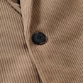 thumbnail image 7 of British Style Men's Corduroy Suit Coat Fashion Slim Fit Casual Jacket for Everyday Wear and Comfortable Outfit Versatile Layering Piece Workwear Men's Trench Coat Plus Size Winter Cardigan for Men, 7 of 7