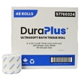 thumbnail image 1 of DuraPlus® Bathroom Tissue, 2-Ply, White, 48 Rolls/Case, 500 Sheets/Roll, 1 of 1