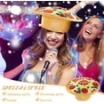 thumbnail image 4 of 2 Piezas Divertido Sombrero De Pizza Sombrero Loco Y Tonto Divertido Juguete De Fiesta Sombrero De Juego Con Coberturas De Fieltro Y Tela De Felpa Accesorios De Disfraces Novedad S, 4 of 5