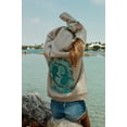 thumbnail image 3 of Women’s Oversized Vintage Protect the Ocean Graphic Embroidery Hoodie Preppy Sweatshirt for Teens, 3 of 6