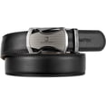 thumbnail image 6 of BOSTANTEN Mens Belt Leather Ratchet Dress Belt with Sliding Adjustable Buckle, Trim to Fit, 6 of 14