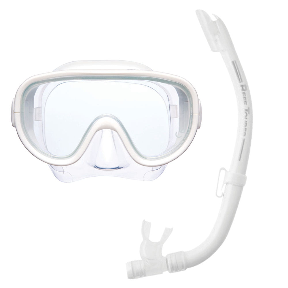 Reef Tourer Adult Single-Window Mask & Snorkel Combo Set