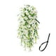 thumbnail image 1 of Artificial Flower Duct Blocking Decoration, Plastic Wrapping Vines, Living Room Ceiling Plants, Fake Rose Vines, Easy Install, Durable Plastic, for Bedroom\,topliu, 1 of 9