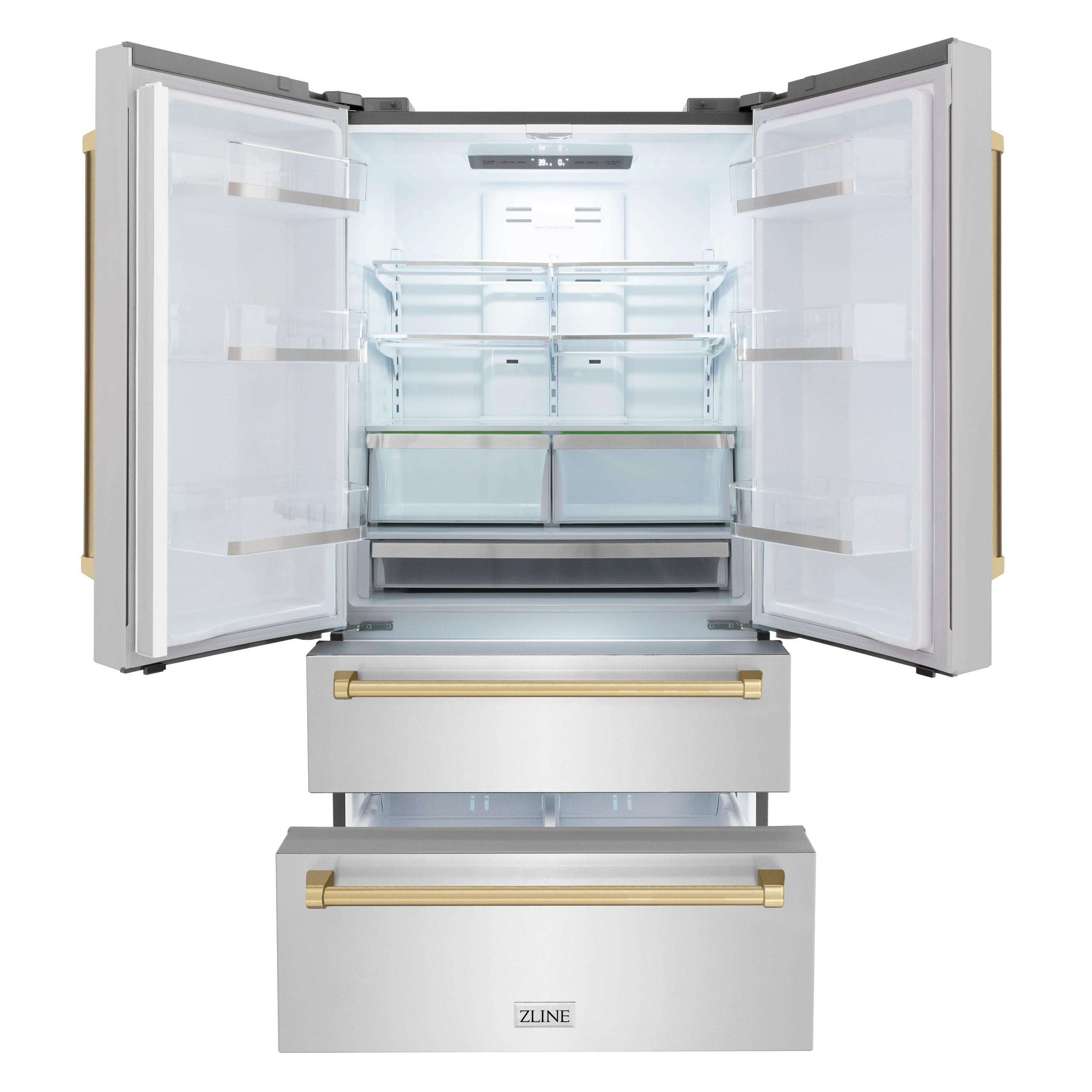 ZLINE KITCHEN AND BATH RFMZ36MB french door freestanding refrigerator