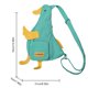 thumbnail image 3 of Bolsa de pecho de dibujos animados para mujer, riñonera bonita informal, mochila de lona con animales divertidos para niñas Tmvgtek Para Estrenar, 3 of 3