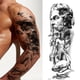 thumbnail image 5 of Kit de pegatinas de arte de figuras de tatuaje a prueba de agua 3D para mujeres y hombres (Zeus God) Likrtyny  Libre de BPA, 5 of 9