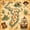 A Beige Brown, variant on jejeloiu Vintage Pirate Skull 7-Piece Twin Bedding,Treasure Chest Print Bedding Comforter Set For Boys,Brown Black,Black Reversible