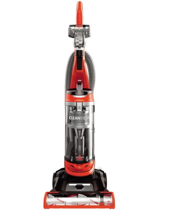 Bissell CleanView Bagless Corded Upright Vacuum Cleaner 8 amps Orange
