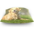 thumbnail image 5 of Dog Outdoors Velvet Oblong Lumbar Plush Throw Pillow Cover/Shams Cushion Case - 16" x 16" - Decorative Invisible Zipper Design for Couch Sofa Pillowcase Only, 5 of 5