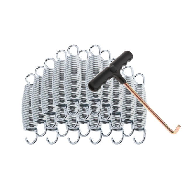 ZheElen 20 Pcs Ressorts de Trampoline Robustes Résistants aux Intempéries Ressorts de Trampoline Sont des Accessoires 9cm