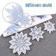 thumbnail image 1 of XWSHYW Moldes para Hornear Joyería Colgante de Copo de Nieve Transparente con Gota de Cristal Diy, 1 of 3