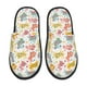thumbnail image 1 of Balery Boho Bunny Pantuflas de Casa de Felpa Silenciosas con Diseño Estampado, Zapatillas Cómodas Antideslizantes de Algodón para Interior-Large, 1 of 8