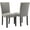 2Pcs Gray, variant on Sunvasagoo Set of 2 Upholstered Parsons Dining Chairs, Fabric Kitchen Chairs w/ Nailhead Trim