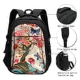 thumbnail image 3 of Easygdp Butterflies And Flowers Painting Mochila para Laptop de Viaje con Puerto USB, Mochila para Laptop con Puerto de Carga USB para Mujeres y Hombres, 3 of 7