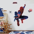 thumbnail image 1 of LEEPENENG Superman Spiderman Giant Wall Sticker Kids Room Wall Sticker 3D Sticker Spiderman Decoration Decal Kids Room Decoration, 1 of 5