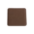 thumbnail image 4 of JPPlus 4" Square Coaster Engraving Blanks with Holder. Saddle Collection Set of Six. Classic Faux Leather Design Perfect for Office Desk, Conference Room, or Home Décor (1, Bay Brown), 4 of 4