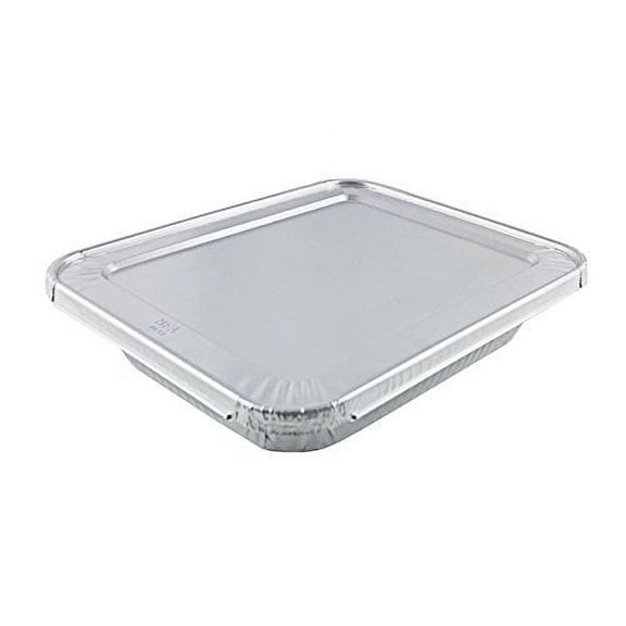 Handi-Foil of America 1/2 Half-Size Deep (2-9/16" Deep) Aluminum Foil Steam Table Pan w/Lids (pack of 20)