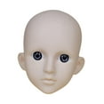 thumbnail image 2 of TOOYFUL Mannequin Training Head, Practice Makeup Doll, Portable Model, Cosmetology Face Head for Eyelash Extensions Beginner Grafting Gray Eyes YellowSkin, 2 of 9