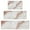 White Marble Rose-1, variant on Black White Marble Gold Line Pattern Kitchen Rugs Sets Of 3,Kitchen Runner Rugs Non Skid Washable,Decorative Kitchen Floor Mats for Kitchen,Sink,Laundry,17"x30" 17"x47" 17"x59"