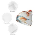 thumbnail image 3 of Hirioo Three Goldfish Watercolor Splash for Men's Knit Cuffed Beanie for Outdoor Activities Unisex, 3 of 6