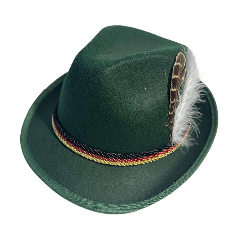 Mens Fedora Hat Winter Derby Bowler Hats for Dress up Outdoor Cocktail