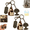 2PC Jesus Reading Keychain#12, variant on Christian Jesus Swing Ornament, Little Jesus Figures, Handmade Statue Figurine, Religious Desktop Garden Decor, Nativity Scene Bible Holy Spirit, Faith Gift for Home Church