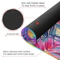 thumbnail image 4 of Wireless Charging Mouse Pad Large RGB Gaming Desk Mat 13 Light Modes Mousepad 31.5x11.8 Colorful Tropical Palm Leaves, 4 of 6