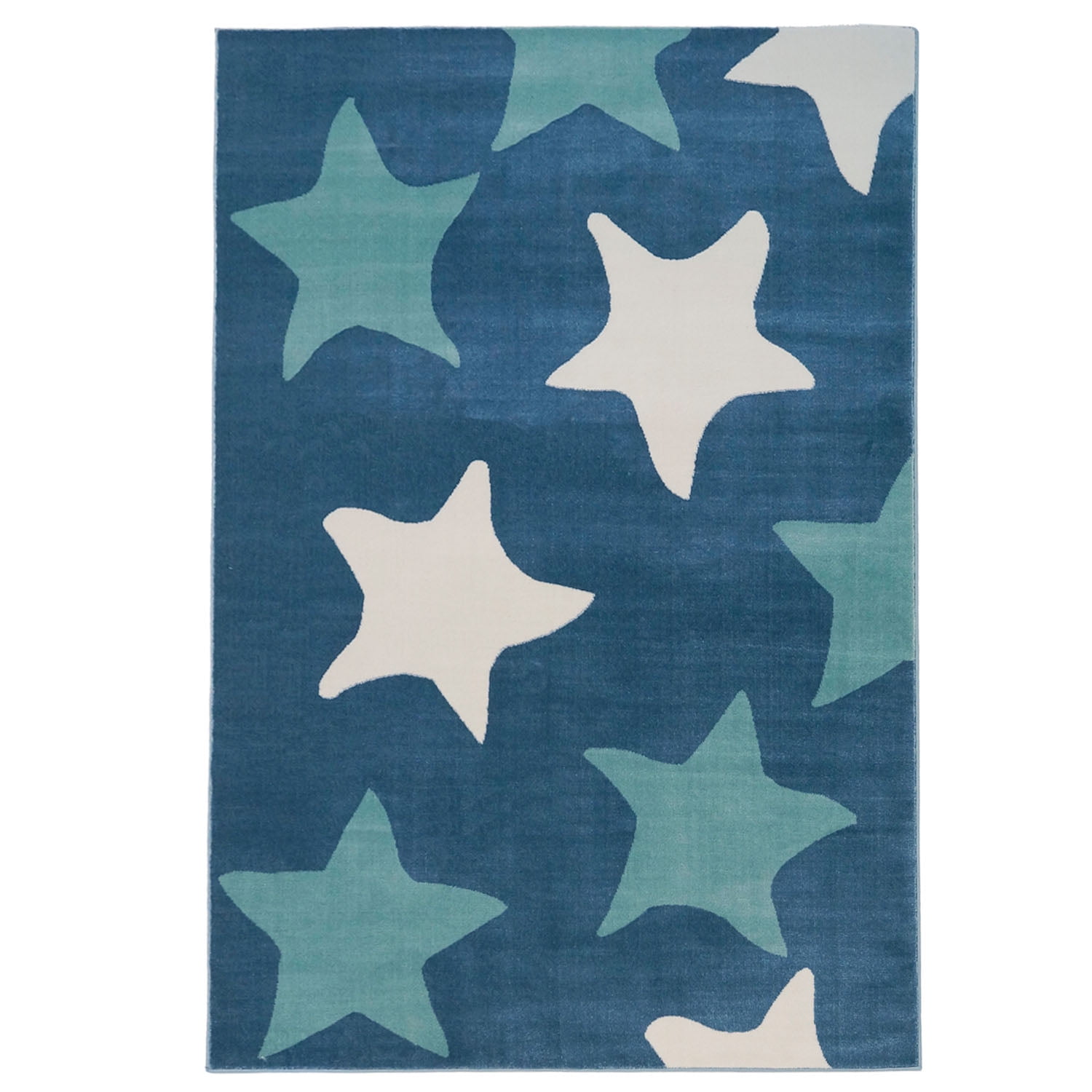 Ladole Rugs Stars Pattern Inspiration Collection Machine Made Area Rug